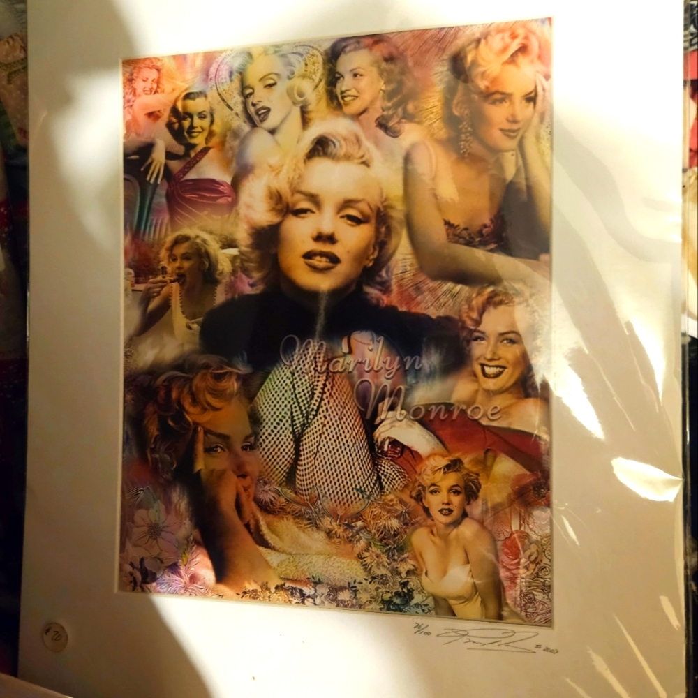 Marilyn Monroe signed and numbered